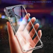 1 件透明手机壳适用于 Moto、OnePlus、Nothing 系列，简约纯色手机保护套，轻巧防摔 TPU 外壳（军用级防摔保护）防水防震防刮 - 無色 - 查看 6