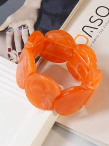 1 件波西米亚彩色弹性手链，女士海滩度假休闲派对礼物 - 多彩手鍊 - 查看 21