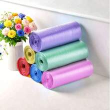 75PCS Garbage Bags, Various Colors, Kitchen Garbage Bags, Indoor Household Simple Garbage Bags, You Can Choose The Color Of The Garbage Bag, Portable Household Garbage Bag