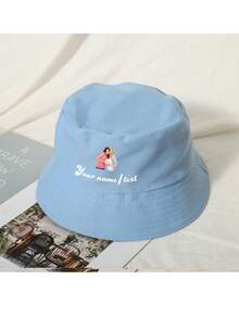 1pc Breathable Bucket Hat, Sun-Protective Customizable With Images Text Names Logos For Men And Women - Multicolor - View 16