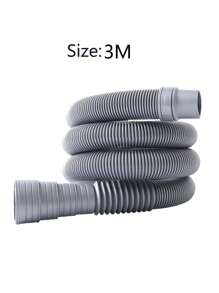 1 Pieza Manguera De Desagüe Universal De Lavadora Semiautomática Y Automática, Tubo De Extensión Engrosado Con Múltiples Conectores, Compatible Con Mangueras De Desagüe De Tambor Giratorio De Lavadora Y Mangueras De Desagüe De Lavavajillas