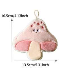 1pc Cute Vegetable Pattern Kitchen Towel, Coral Fleece 3-Layer Thick Quick-Dry Hand Towel With Hanging Loop, Super Absorbent Dish Cloth, Lightweight Super Soft Fiber Handkerchief, Non-Shedding, Suitable For Bathroom And Kitchen/Bathroom Drying/Bathroom Home - Multicolor - View 12
