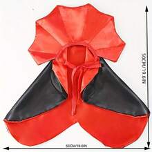 1 件可调节万圣节宠物猫狗斗篷服装 - 紅色 - 查看 2