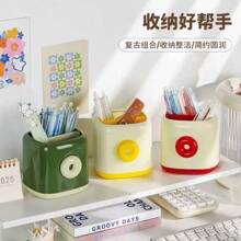 Personalized Cartoon DIY Stationery Box, Decorative Storage Organizer, Stationery Bag, Tool Box, Graduation/Back To School Gift