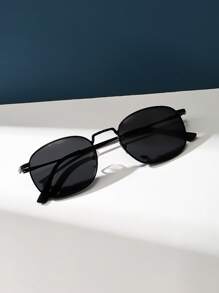 Lunettes de soleil polarisées, monture rétro rectangulaire en métal à la mode, design classique pour les sports de plein air, le cyclisme, les voyages, la plage, la conduite, la pêche, protection UV d'été, unisexe