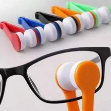 5 gomme per occhiali multifunzionali, contenitore di viaggio per la pulizia degli occhiali con gomma, contenente panno in microfibra ultrasottile e spazzola bidirezionale, addio alle macchie, il regalo ideale per gli occhiali