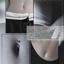 24 Pcs/Set Straight Barbell Body Piercing Jewelry 10-16mm Tongue Ring Straight Barbell, Tragus Spiral Ball Lip Pin Earrings Men Women Body Piercing Jewelry 6/8/10 Mm, Earrings Lip Pin Body Piercing Jewelry Women Lip Ring, 8 Mm Long Belly Ring, Round Umbilicus Ring Universal, Earrings Piercing Jewelry