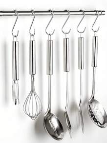 S Hooks For Hanging, Metal S Shaped Hook Heavy Duty Hanging Hooks For Pot Rack, Pans Plant, Towels, Jeans, Closet, Clothes, Hats, Cups In Kitchen, Bathroom, Bedroom And Office