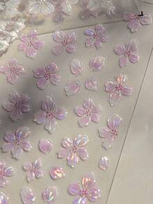 Hình dán móng tay hình cánh bướm tinh tế - Tự dính, không mùi, trang trí cho tay và chân với thiết kế trang nhã và dễ sử dụng, hoàn hảo cho mùa thu và mùa đông. - Màu Hồng baby - Xem 9