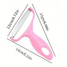 1pc, Multifunctional Stainless Steel Fruit And Vegetable Peeler And Grater - Perfect For Potatoes, Cabbage, Melons, And More - Easy To Use And Dishwasher Safe - Essential Kitchen Tool - 綠色 - 查看 2