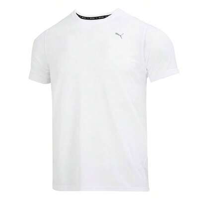 Puma 男士高性能短袖 T 恤 M 码，柔软舒适，适合跑步、休闲、运动训练