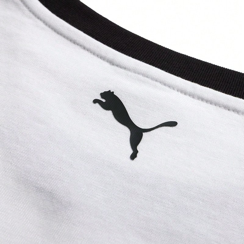 Puma Áo thun nam nữ BEHIND THE GREEN SS Tee Áo thể thao thoải mái thường ngày Áo tập chạy tay ngắn - trắng - Xem 1