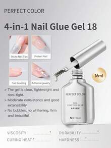 16毫升 2025升级版凝胶底油和封层，完美色彩凝胶指甲油，超亮泽持久，夏季美甲套装，可拆卸LED美甲灯，DIY设计，女士佳礼