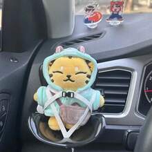 Mini Doll Seat For Labubu Doll Seat Car Ornament Car Air Aromatreatment Decoration Accessories With Fixed Decorative Clip Fits All 18cm Doll Gift - Multicolor - View 5