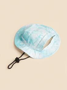 1pc High-Definition Digital Printed Pet Sun Hats, Adjustable Size Hats, Dog Sun Protection Hats, Teddy Dog Hats, Pet Supplies, Special Hats For Cats And Dogs, Multiple Colors Available