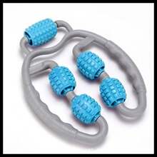 1 Peça Massageador de Pernas com 5 Rodas, Equipamento de Fitness para Relaxamento Muscular das Pernas e Ioga
