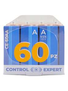 DTI Baterias Pilas Aa Control Expert Paquete 60 Piezas Mayoreo - Café integral - Ver 6