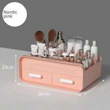 Desktop Makeup Organizer Cosmetic Storage Box Jewelry Nail Polish Drawer Organizer Container Lipstick Sorting Sundries Cases