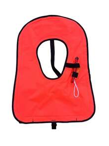 男女通用充气救生衣，高浮力，轻便，可折叠，节省空间，适用于驾驶、水上乐园、紧急救援，易于穿戴，可调节肩带，小巧，便携，3 种颜色可选，适合 88-220 磅，海滩必需品，海滩配件，泳池浮板 - 彩色 - 查看 10