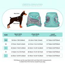 Comfortable Breathable Harness Chest With Leash For Dog Cat - 綠色 - 查看 3