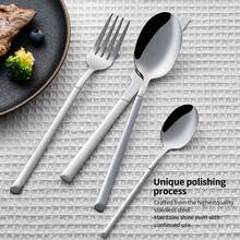 20 件不锈钢餐具套装 - 优雅的金色和银色餐具 - 适用于家庭、酒店、婚礼、洗碗机、圣诞节礼物套装、学校用品 - 彩色 - 查看 4