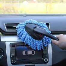 Microfiber Car Duster - Lightweight Dust Removal Brush With Soft Bristle For Interior Cleaning