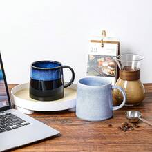Large Ceramic Coffee Mugs, 20 - And Microwave Safe (Blue Green)-Holidaygift - Light Blue - View 6