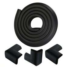 1件防撞条2米L型桌角保护垫保险杠安全软床边贴适用于婴儿童宝宝洗澡家庭装饰礼物 - 白色 - 查看 3