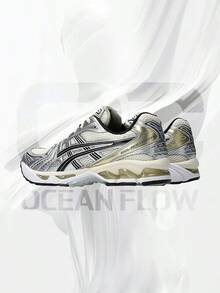 Asics Gel-Kayano 14Birch Pure Silver – Men's  Lifestyle Sneakers – Shose For Man-Vintage-Autumn & Winter-Inspired Running Shoes, Shock-Absorbing Comfort, Gym To Streetwear Casual Wear - Prefect Thanks Giving Day & Chrismas Gift- 1203A537 200 - Birch/Pure Silver - 查看 3