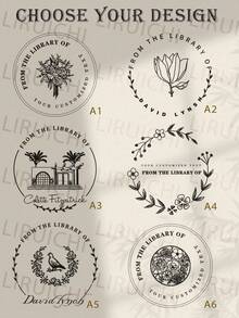 Custom Book Embosser, Personalized Embosser Stamp,Book Embosser,Scrap Booking Embosser, Personalized Envelopes Embosser, Book Lover Gift, School Supplies,Back To School - Multicolor - View 3