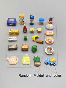 1个高度逼真的迷你双门冰箱，带包装盒，精细的厨房场景，创意爱好玩具，适合青少年，家用电器模型，装饰配件，采用优质ABS塑料制成，3种颜色可选，迷你冰箱玩具，迷你玩具食物，娃娃配件，减压玩具，感官玩具，微缩冰箱场景玩具 - 彩色 - 查看 20