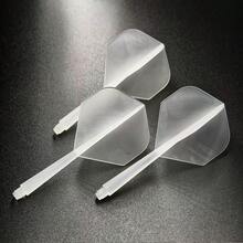 24pcs/Set - 2BA Integrated High Transparency Dart Flights - High Hardness POM Dart Flights - 8 Colors Available For Free Combination - Non-Deformable - Can Improve Accuracy - Multicolor - View 10