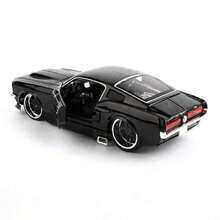 Burago 美途仿真1:24DIY拼装合金1967年野马GT汽车模型儿童玩具车摆件回力车模男孩玩具节日礼物