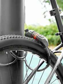 1.2m Bicycle Chain Lock With Holder, Electric Bike Lock, Motorcycle Style Lock, Anti-Theft Lock, Bicycle Battery Car Lock, Mountain Bike Lock, Portable Bike Lock - Multicolor - View 7