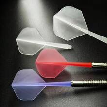 24pcs/Set - 2BA Integrated High Transparency Dart Flights - High Hardness POM Dart Flights - 8 Colors Available For Free Combination - Non-Deformable - Can Improve Accuracy - Multicolor - View 11
