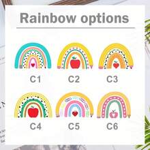 1pc Customized Personalized Acrylic Bookmark Content,End-Of-Year Gift For Teacher, School Enrollment Gifts, School Enrollment Gifts, School Introduction Gift, Back To School,First Day Of School Gift Idea,Cartoon Pattern, Teacher Appreciation Gifts Thank You Gifts For Women Acrylic Book Marks With Tassels For Book Lovers Teacher Tutorfruit Pattern - Tassel Bookmark - View 8