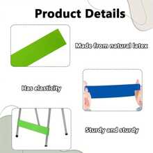 Set de 6 correas elásticas con cuentas sensoriales TDAH, en paquete, cinturones de asiento flexibles adecuados para sillas, escritorios, TEA y yoga