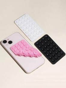 1piece 28 件硅胶吸盘手机支架，用于自拍和视频，抓握力强，兼容 和 Android，粘性硅胶支架，适合化妆、旅行拍摄 VLOG 使用，是理想的视频录制和摄影工具