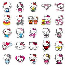 50PCS Funny Hello Kitty Anime Stickers Sanrio Decals DIY Motorcycle Travel Luggage Skateboard Classic Toy Cute Stickers, School Supplies,Back To School - Multicolor - View 5