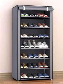 6/8/10 couches Meuble à chaussures avec housse anti-poussière, étagère à chaussures en tissu non tissé économe en espace, grande capacité, facile à assembler, meuble à chaussures portable, convient à divers scénarios tels que l'entrée, le rangement, la maison et le dortoir, organisateur de chaussures, rangement de chaussures, meuble à chaussures, décoration de la pièce, étagère, étagères, simplement, vacances de printemps, vibrations boho opulentes, style premium, fête des mères, fête nationale de l'Arabie saoudite