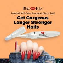 Bliss Kiss Refillable Cuticle Oil Pen For Nails - Empty 8 Ml Squeeze Nail Oil Pen With Brush Applicator From 1-Pack