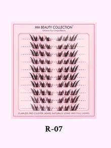 60 grupos de 14mm de pestañas naturales de zorro, extensiones de pestañas de aspecto natural, estilo de cómic de dibujos animados, reutilizables, que hacen que los ojos parezcan talla grande grandes, pestañas de cosplay, delgadas y ligeras