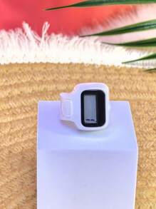 1 Stück elektronischer Ring Zähler Tally Zähler Mittlerer Osten Arabisch Digital Praktischer Finger Ring Zähler Stressabbau Zähler