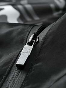 男士长袖夹克，男士休闲运动夹克，梭织连帽夹克