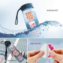 60 张粉色书卷贴纸乙烯基美学贴纸，可用于剪贴簿、日记、保险杠、滑板、水瓶、卡通、安全帽、汽车贴纸和贴花 - 彩色 - 查看 5