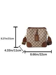 High-End Commuter Tote Bag, Bucket Bag, Women's Fashion New Style, Plaid Pattern, Women's Shoulder Crossbody Bag, Retro Versatile, Large Capacity Handbag, Best Mother's Day Gift