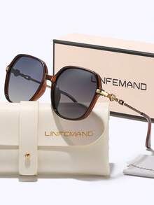 Kính thời trang vuông LINFEMAND đính đá hoa văn lấp lánh dành cho nữ, thích hợp cho các bữa tiệc mùa hè, lễ hội và làm quà tặng. - Nhiều màu - Xem 4