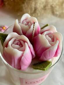 3D Tulip Silicone Mold - Floral Candle/Soap/Resin DIY Craft Kit - White - View 8