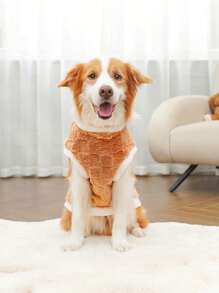 1 pezzo Gilet in pelliccia sintetica per animali domestici - lavabile in lavatrice, spesso e caldo, morbido e confortevole, abbigliamento per cani per autunno/inverno, abbigliamento in pelliccia sintetica, adatto per animali domestici di piccola/media/grande taglia, forniture per cani e gatti, misure da XS a 8XL