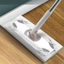 Flat Mop, Slouchy Mop, Dual-Use Dry And Wet, Kitchen And Bathroom Tile Hardwood Composite Floor Dust Removal Mop, Electrostatic Precipitator Mop Supplement, Cleaning Supplies, Cleaning Tools, School Supplies